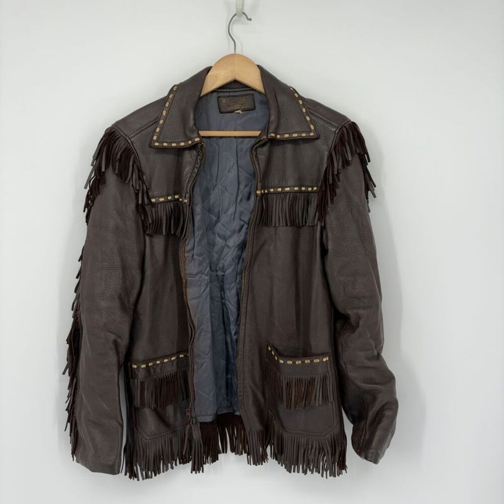 W.B. Place & Co. Deerskin Tanners Leather Buckskin Coat Jacket